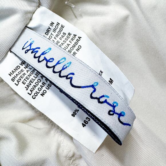 Isabella Rose Tie Dye High Leg Halter One Piece Swimsuit Turquoise Large NWT - Picture 7 of 12